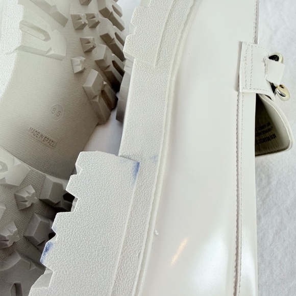 Steve Madden Makira Chain Loafer Cream Gold size 8.5 - Picture 8 of 13